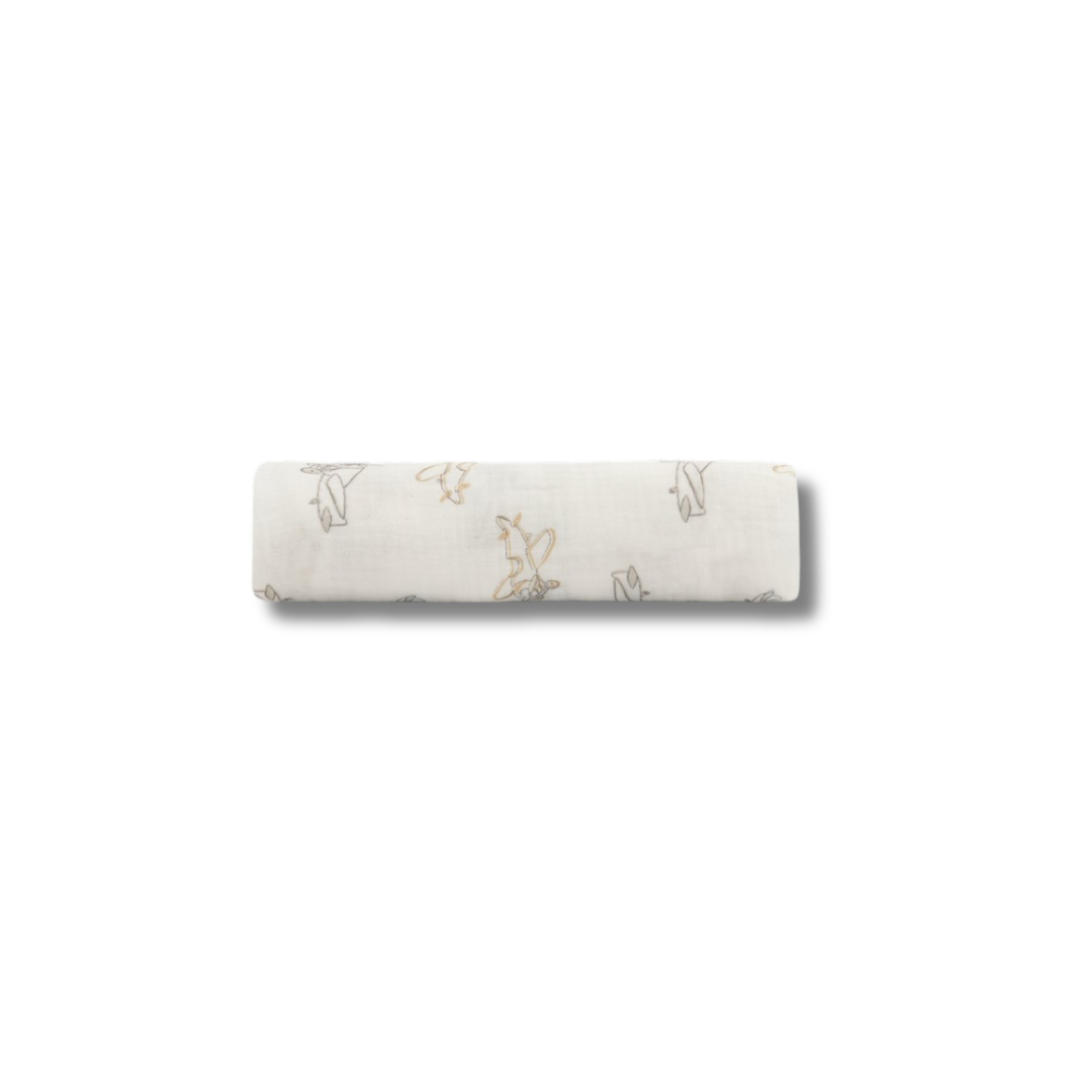 Cotton Muslin Swaddle Blanket (2-Pack)